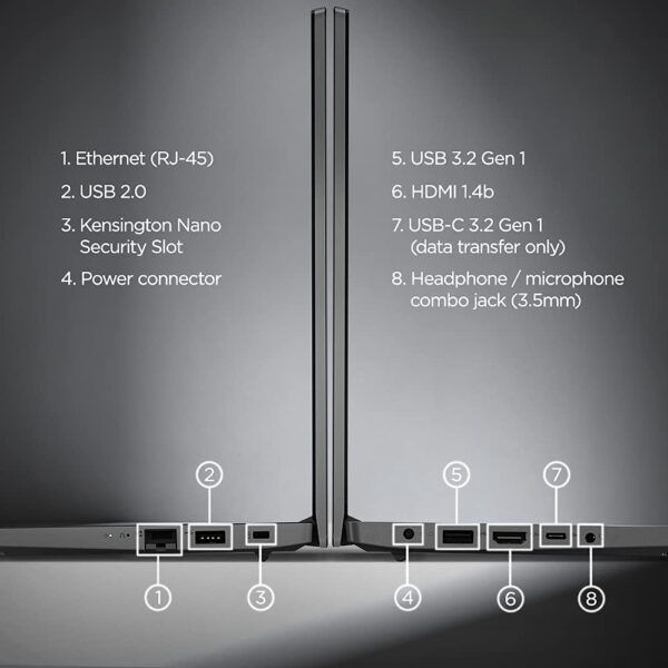 Lenovo V15 Intel Core i5 11th Gen 15.6" (39.62 cm) FHD (1920x1080) Antiglare 250 nits Thin and Light Laptop (8GB RAM/512GB SSD/DOS/Iron Grey/1.7 kg), 82KBA01KIH - Image 4